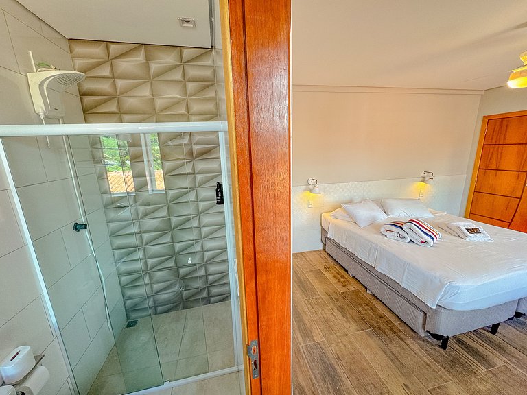 3C Quarto e banheiro exclusivo |Centro Serra Negra